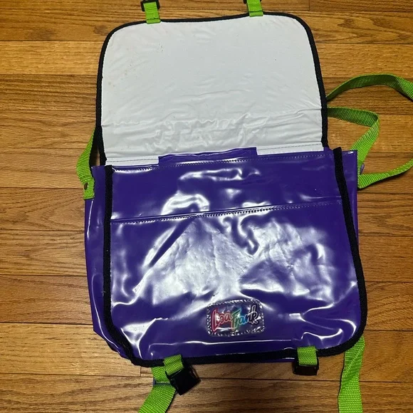 Vintage 90s Lisa Frank Smiley Messenger Bag - Picture 3 of 8